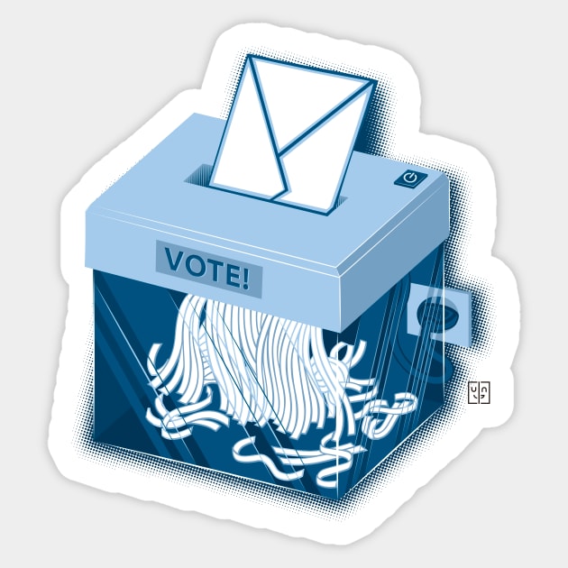 Vote Sticker by BITICOL